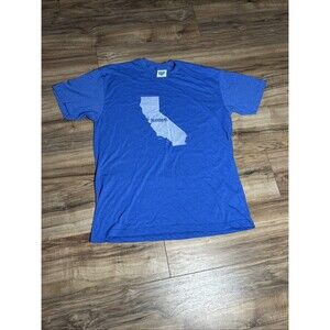 California Home T Shirt Single Stitch Xtra Large Super Soft Blue NWOT